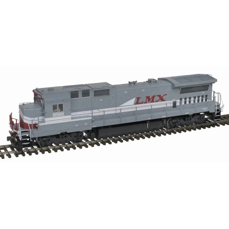 HO ATLAS Dash 8-40B Silver LMX [General Electric Leasing] #8594