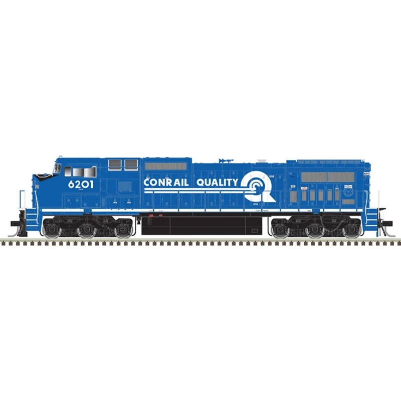 Atlas HO Conrail Quality #6201 Dash 8-40CW DCC/Sound Gold