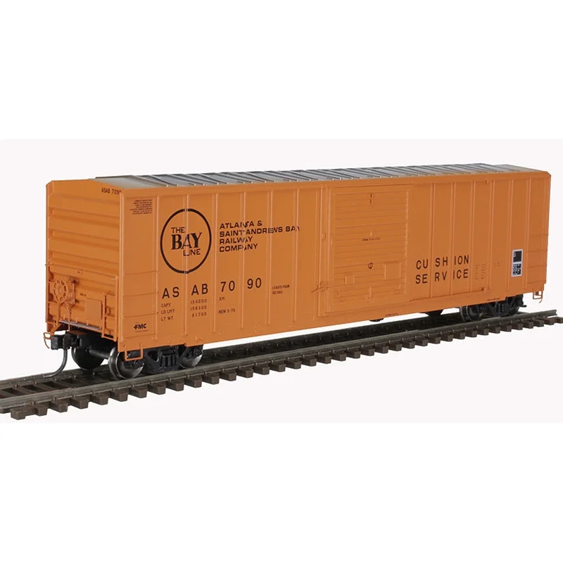 Atlas HO Scale Atlanta & St Andrews Bay FMC 5077 SSD Boxcar #ASAB 7099