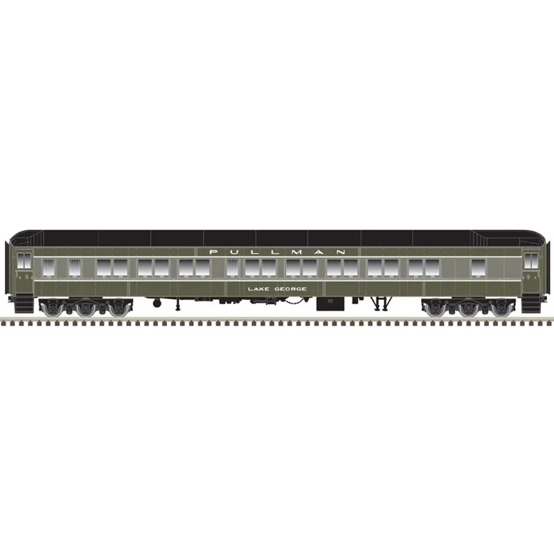 Atlas HO Scale Pullman Sleeper Lake George Light/Dark Gray