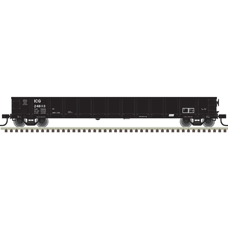 Atlas HO Scale Illinois Central Gulf Evans 52' Gondola #246127