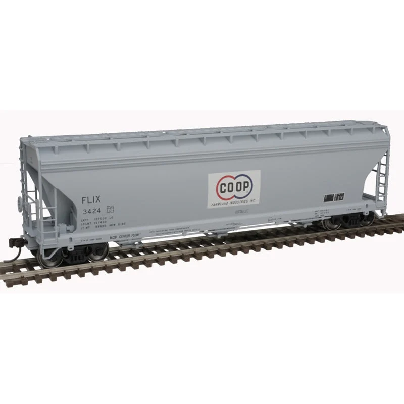 Atlas Master HO Scale Farmland Coop ACF 4650 Centerflow Hopper #3424