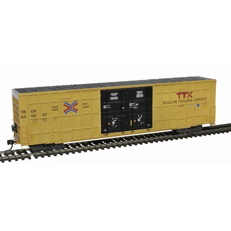 HO Atlas Master Gunderson 7550 Double Door Box Car TTX [High Reporting Marks] #630197 - Atlas Trains