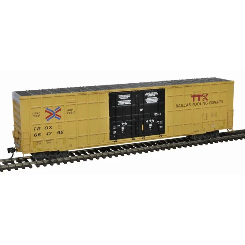 HO Atlas Master Gunderson 7550 Double Door Box Car TTX #664606 - Atlas Trains