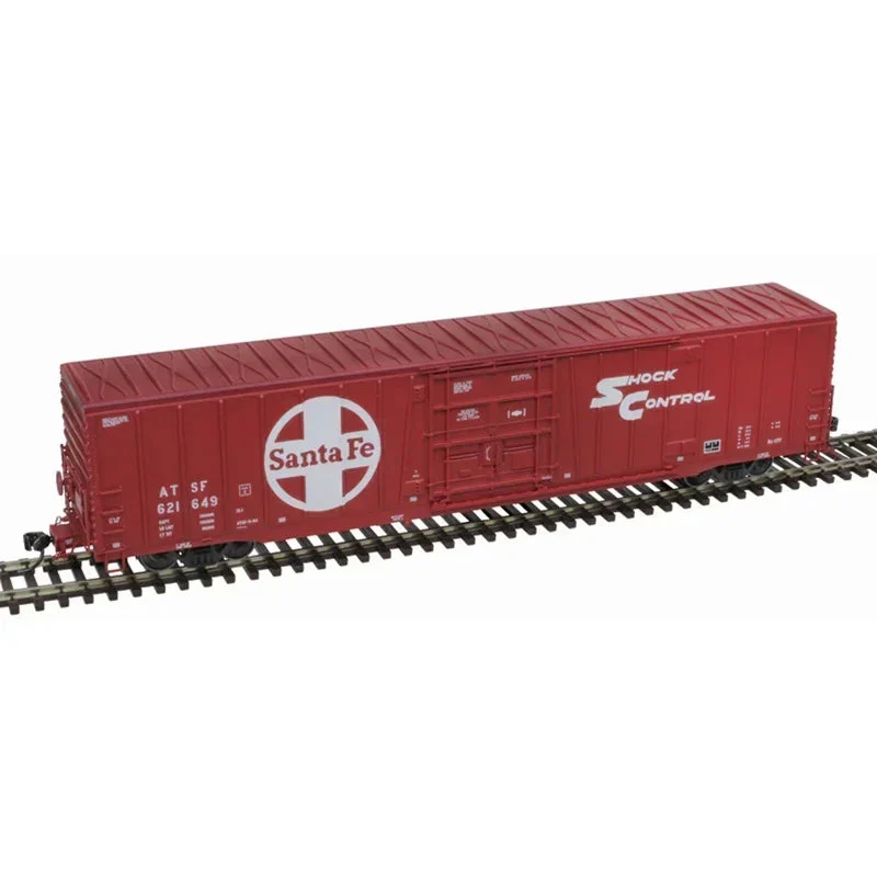 HO Atlas Master BX-177 Box Car Santa Fe "Shock Control" Gothic Repaint #621786