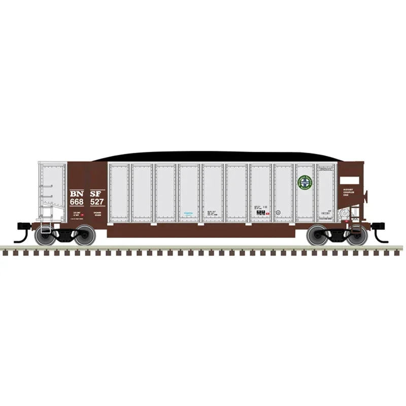 HO Atlas Trainman Aluminum Coal Gondola BNSF 3-PACK #668480, 668503, 668530