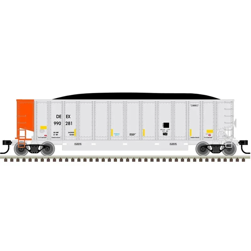 HO Atlas Trainman Aluminum Coal Gondola Detroit Edison [DEEX] 3-PACK #990249, 990276, 990969