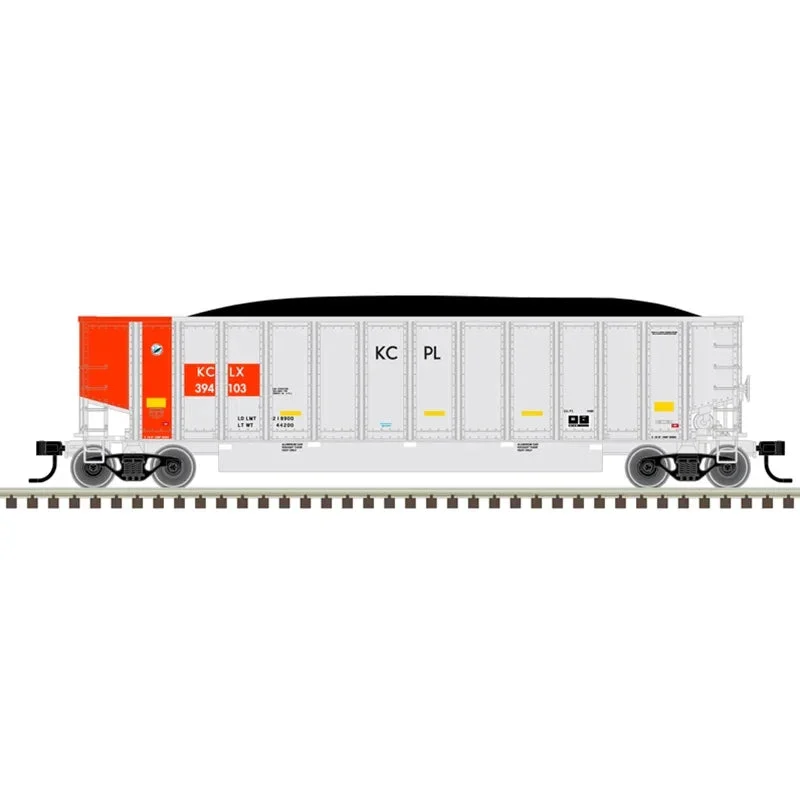 HO Atlas Trainman Aluminum Coal Gondola Kansas City Power & Light [KCLX] #394123 - Atlas Trains