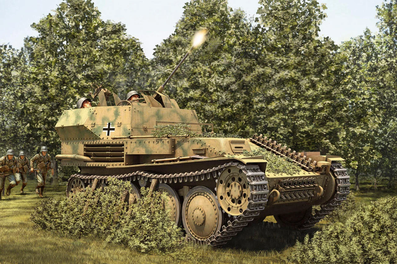 Hobby Boss 1/35 Hobby Boss German 2cm Flak 38 Pz.Kpfw .38 (t) - HY80140