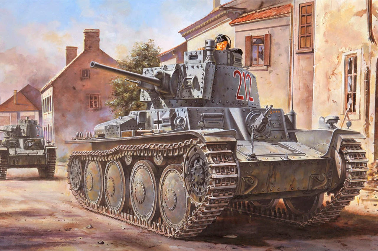 Hobby Boss 1/35 Hobby Boss German Pz.Kpfw.38(t) Ausf.B - HY80141