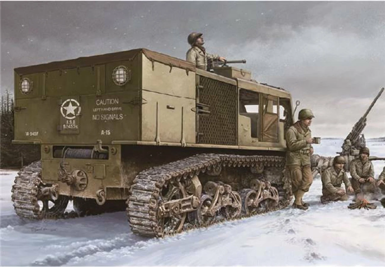 Hobby Boss 1/35 Hobby Boss M4 HIGH SPEED TRACTOR3-in/90mm