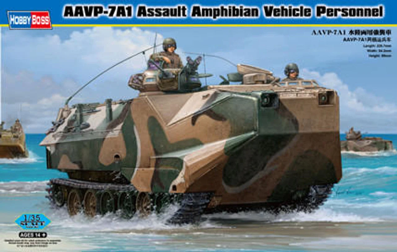 Hobby Boss 1/35 Hobby Boss AAVP-7A1 Assault Amphibian Vehicle Personnel - HY82410