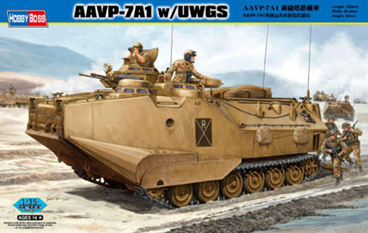 Hobby Boss 1/35 Hobby Boss AAVP-7A1 with UWGS - HY82412