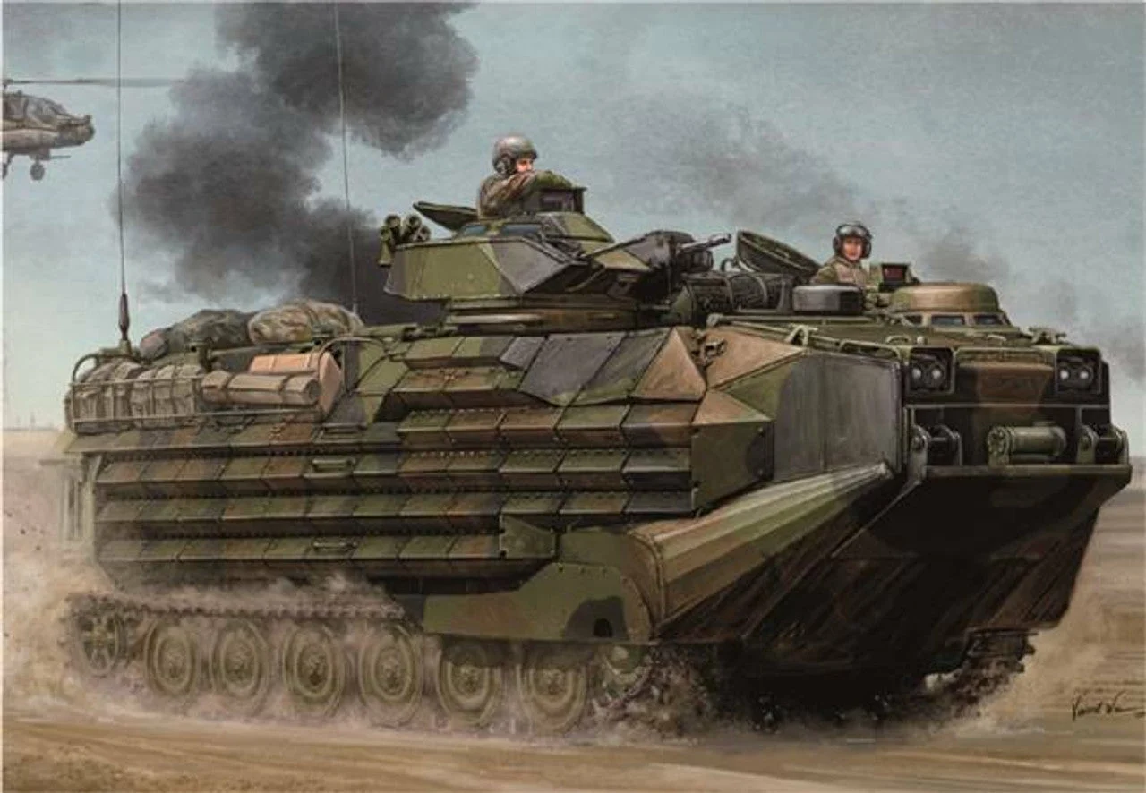 Hobby Boss 1/35 Hobby Boss AAVP-7A1 w/EAAK Enhanced Applique Armor Kit