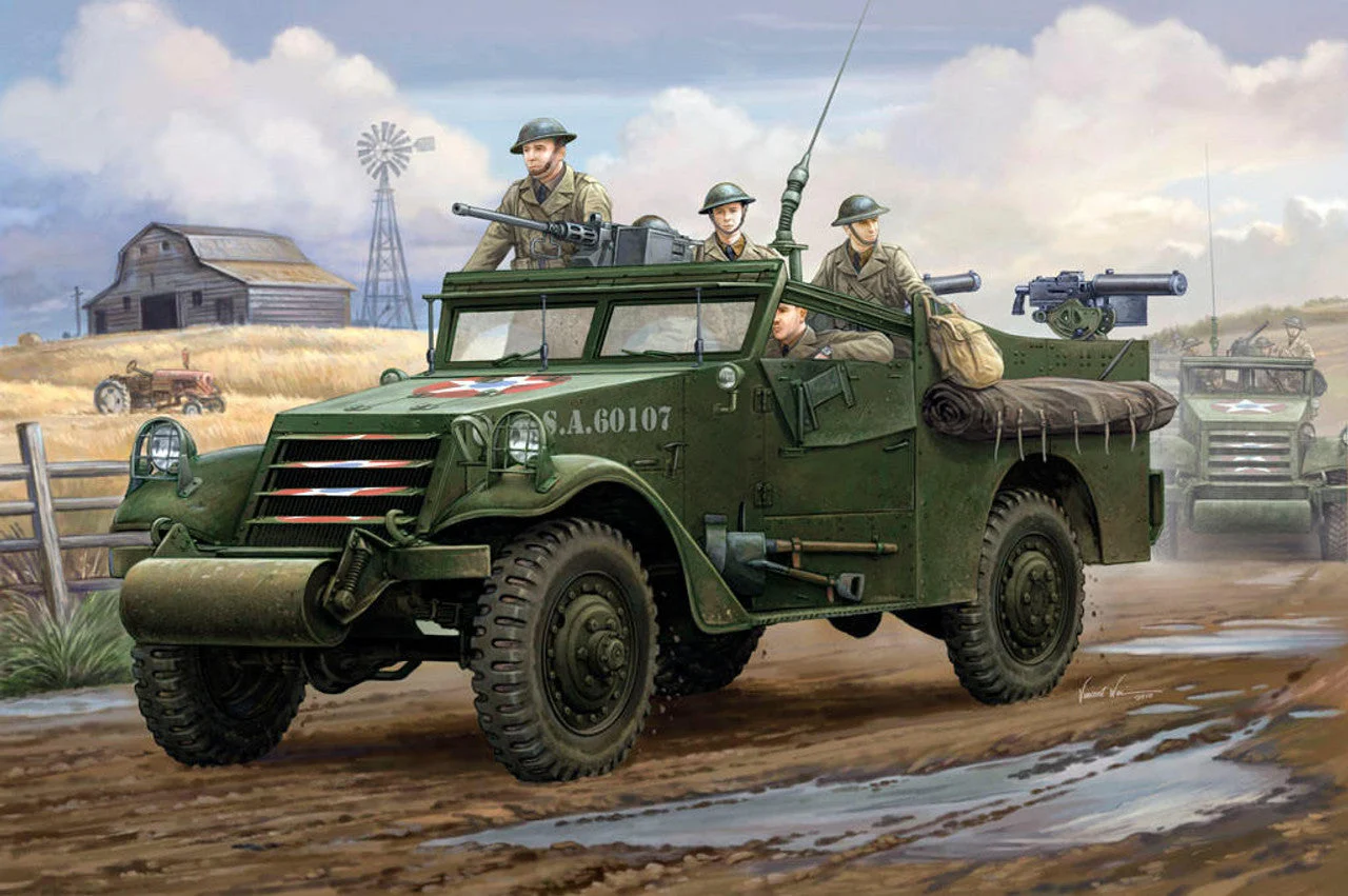 Hobby Boss 1/35 Hobby Boss M3A1 White Scout Car Early Production