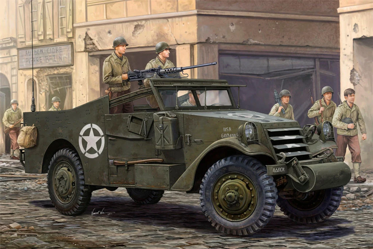 Hobby Boss 1/35 Hobby Boss M3A1 White Scout Car Late Production