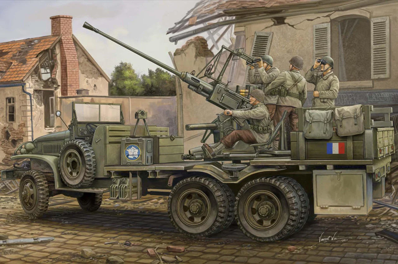 Hobby Boss 1/35 Hobby Boss GMC Bofors 40mm Gun - HY82459