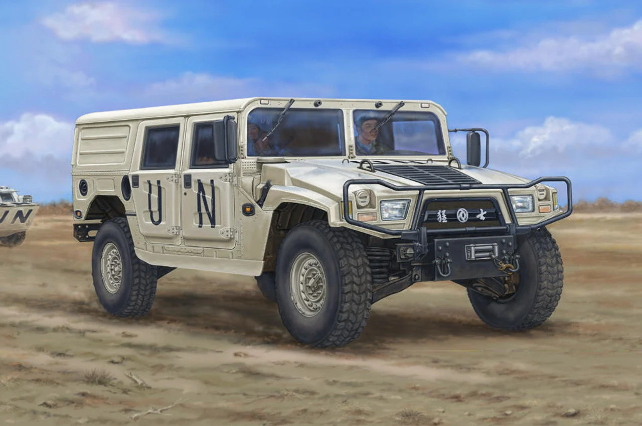 Hobby Boss 1/35 Hobby Boss Dong Feng Meng Shi 1.5 ton Military Light Utility Vehicle Hardtop Version A - HY82468
