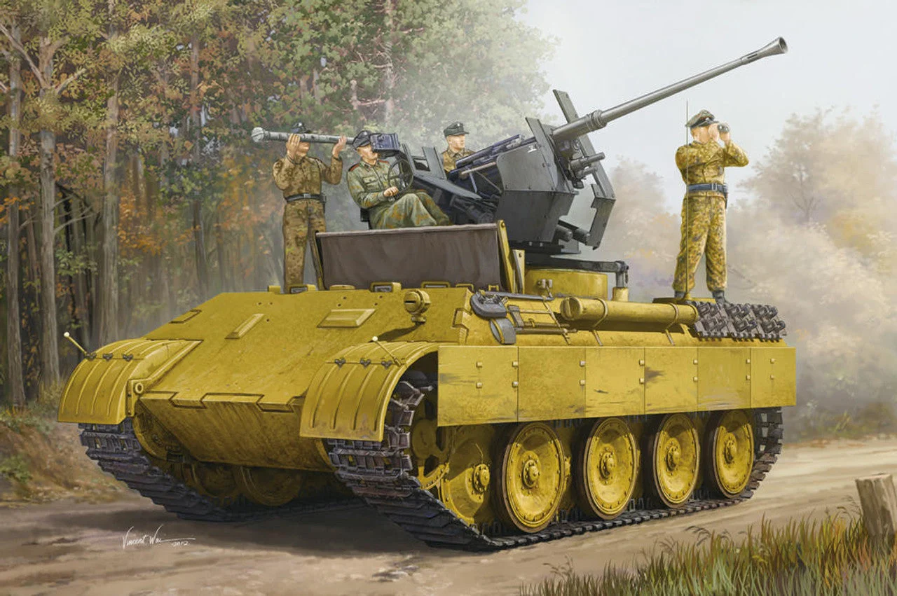 Hobby Boss 1/35 Hobby Boss Panther Ausf.D Flak Bergepanther - HY82492