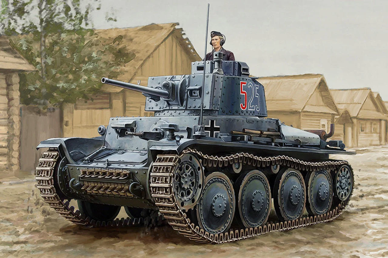 Hobby Boss 1/16 Hobby Boss Pzkpfw 38(t) Ausf.E/F