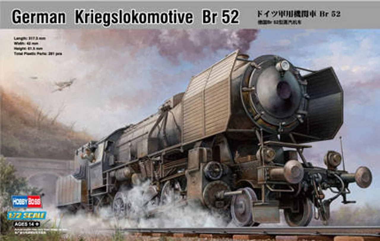 Hobby Boss 1/72 Hobby Boss German Kriegslokomotive BR-52