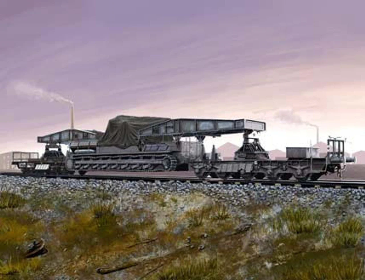 Hobby Boss 1/72 Hobby Boss Rail Transporter Karl-Geraet - HY82906