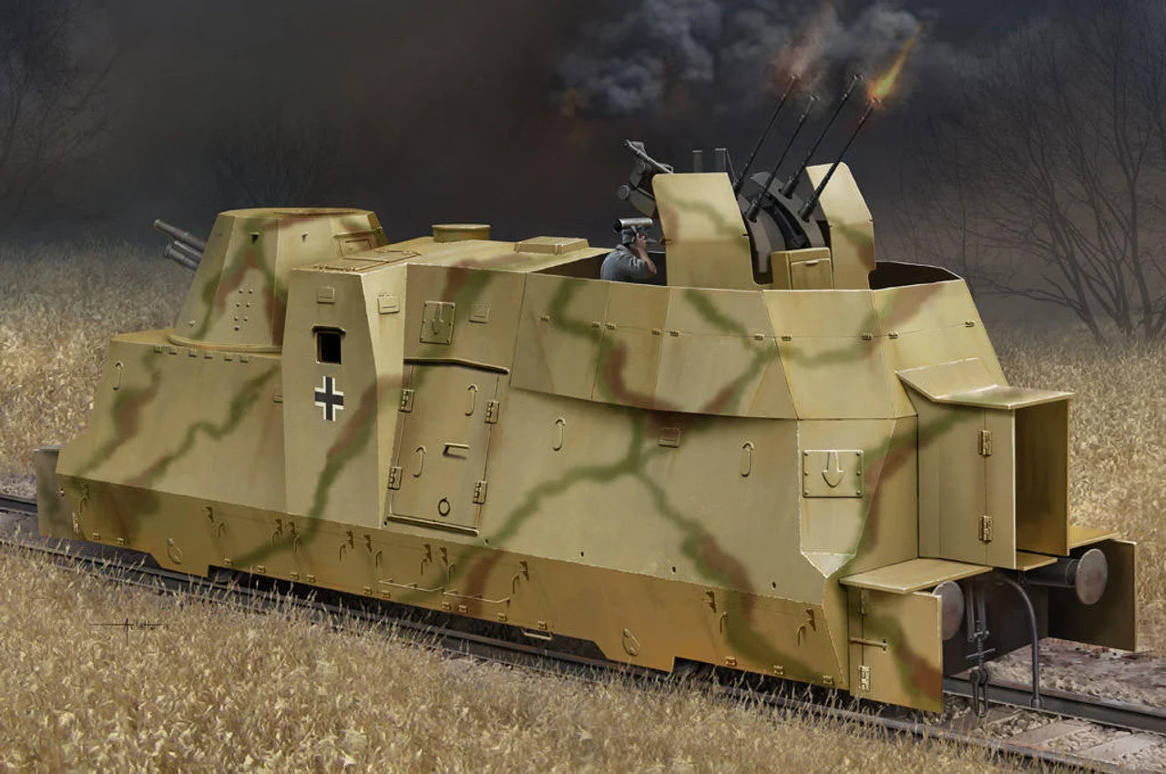 Hobby Boss 1/72 Hobby Boss German Kanonen und Flakwagen of BP42