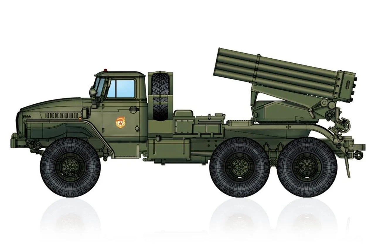 Hobby Boss 1/72 Hobby Boss Russian BM-21 Grad Multiple Rocket Launcher