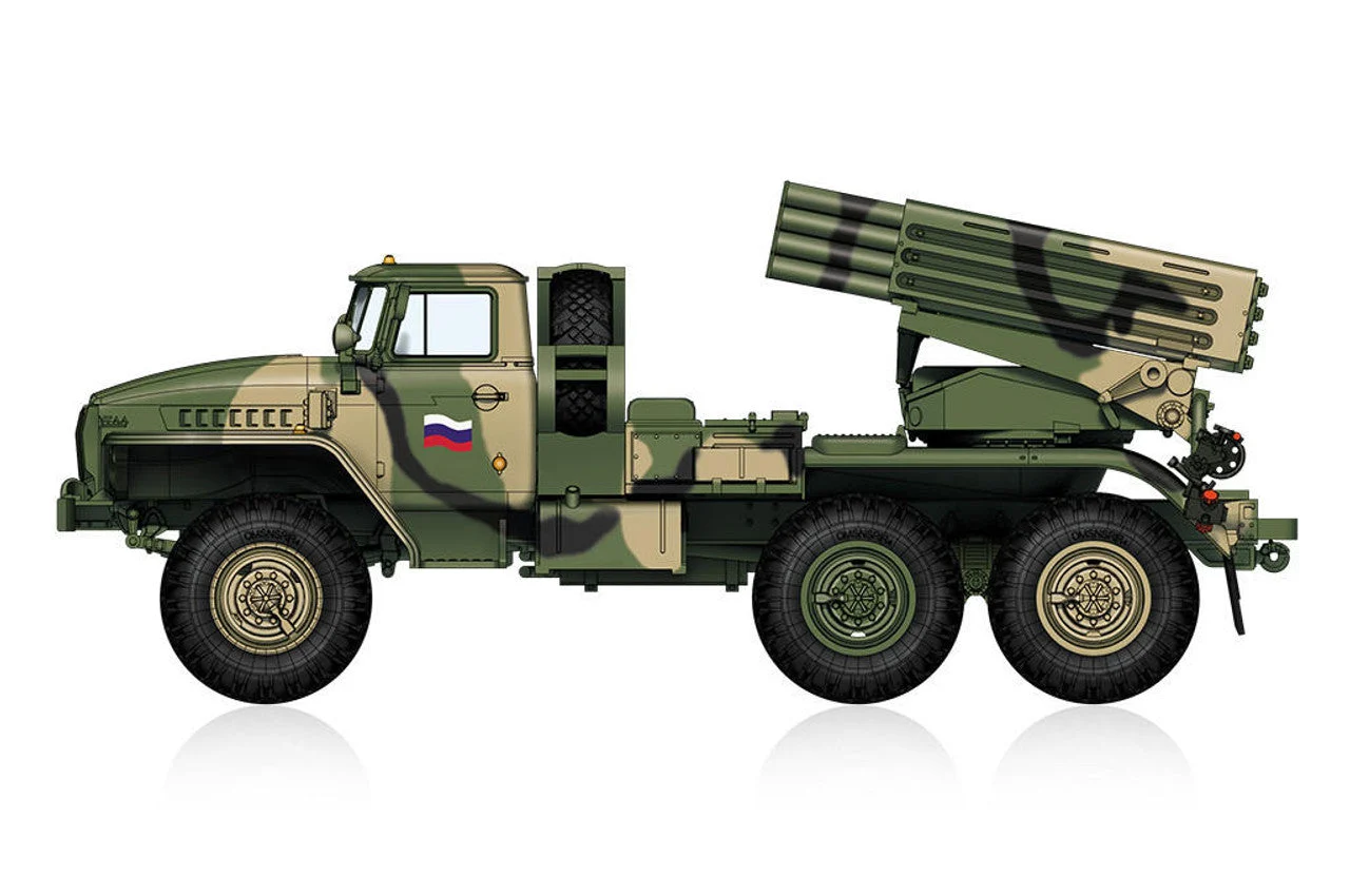 Hobby Boss 1/72 HobbyBoss Russian BM-21 Grad Late Version
