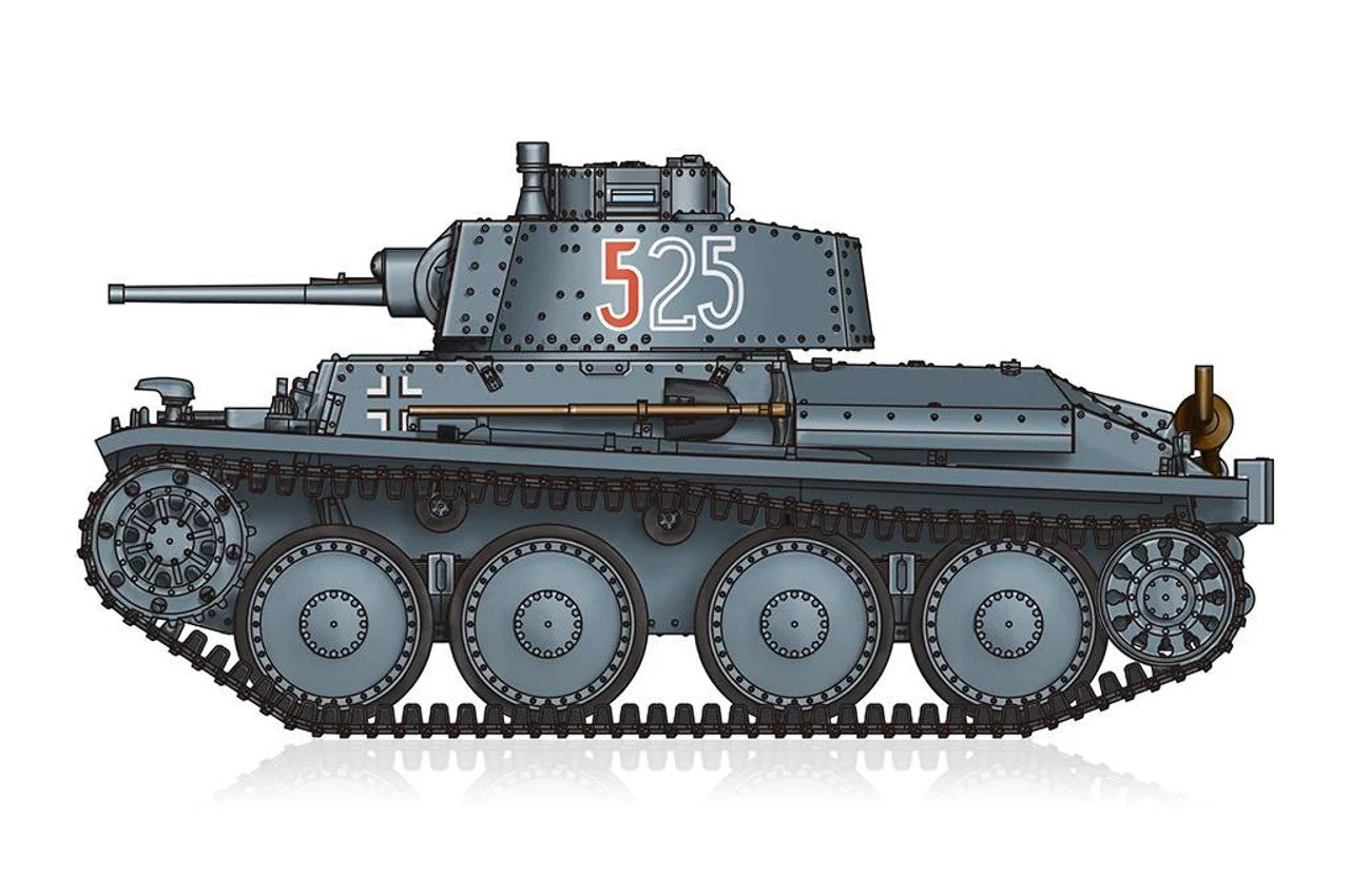 Hobby Boss 1/72 Hobbyboss German Pz.Kpfw. 38(t) Ausf.E/F