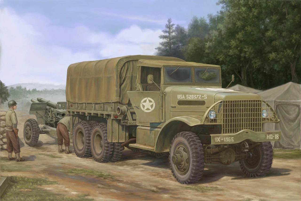 Hobby Boss 1/35 Hobby Boss White 666 Cargo(Soft Top)