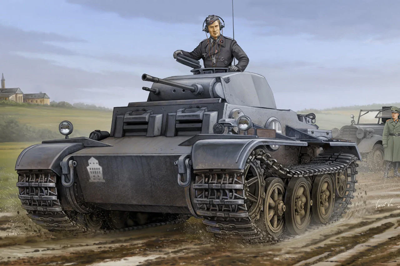 Hobby Boss 1/35 Hobby Boss German Pzkpfw.II Ausf.J (VK16.01) - HY83803
