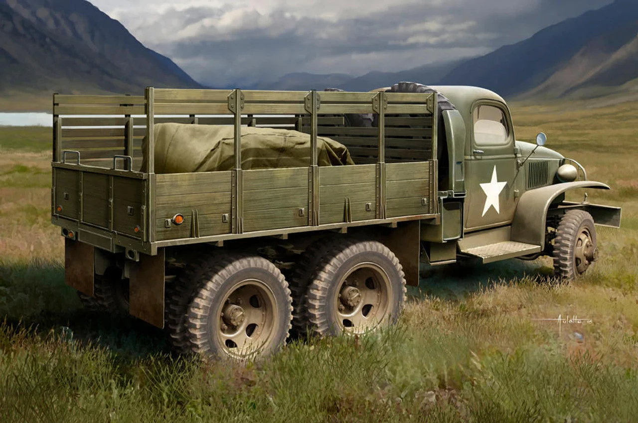 Hobby Boss 1/35 Hobby Boss CCKW-352 Wood Cargo Truck