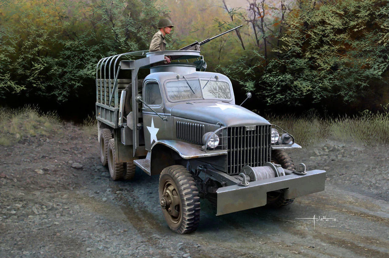 Hobby Boss 1/35 Hobby Boss CCKW-352 Machine Gun Turret Version