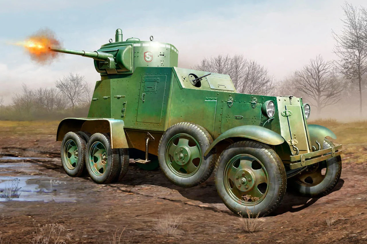 Hobby Boss 1/35 Hobby Boss Soviet BA-3 Armor Car - HY83838