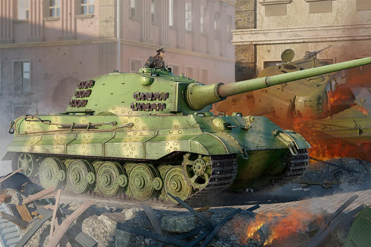 Hobby Boss 1/35 Hobby Boss Pz.Kpfw.VI Sd.Kfz.182 Tiger Tank II (Henschel 105mm)