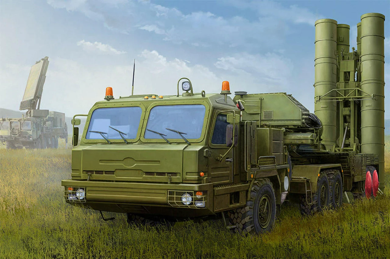 Hobby Boss 1/35 Hobby Boss Russian BAZ-64022 with 5P85TE2 TEL S-400