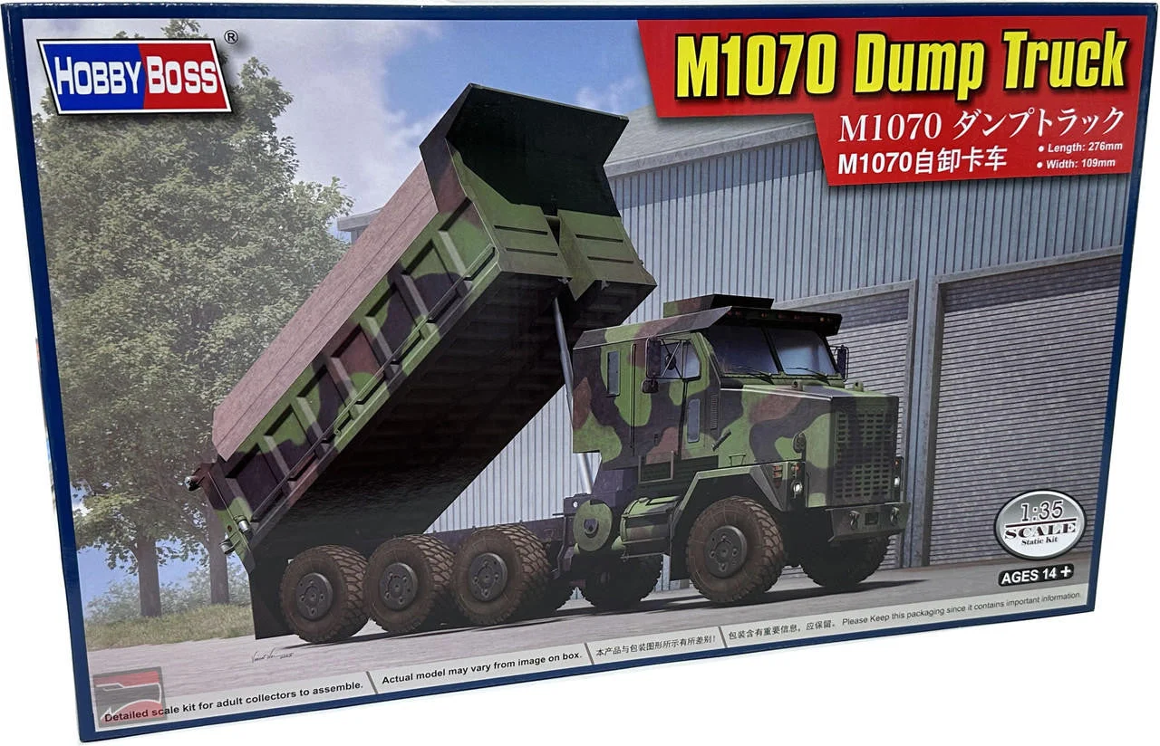 Hobby Boss 1/35 Hobby Boss M1070 Dump Truck Plastic Model Kit