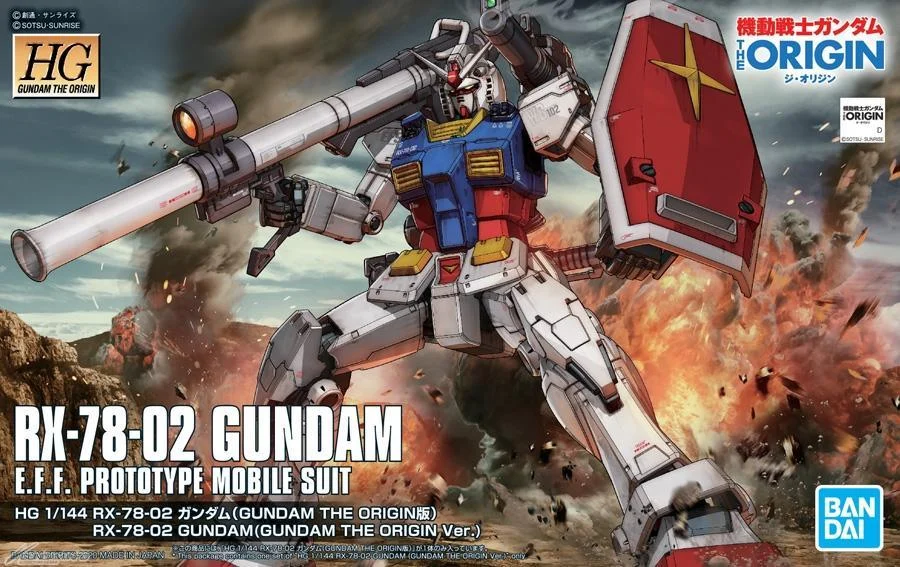 HG 1/144 RX-78-2 Gundam The Origin Ver.