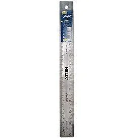 Helix 12" Stainless Steel Flexible Ruler Non Slip HLX-13012