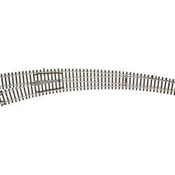 HO Atlas Code 83 CUSTOMLINE CURVED TURNOUT - LEFT 595