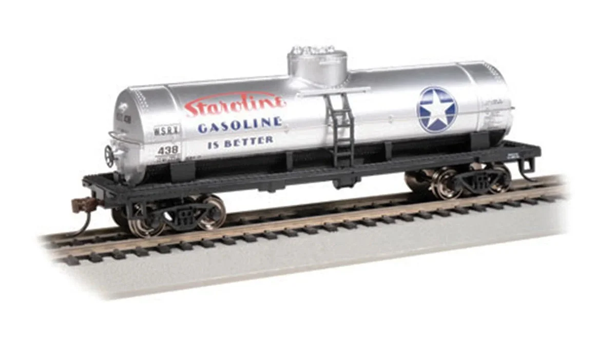 HO Bachmann 40' Single-Dome Tank Car-Staroline Gasoline #438 - 17817
