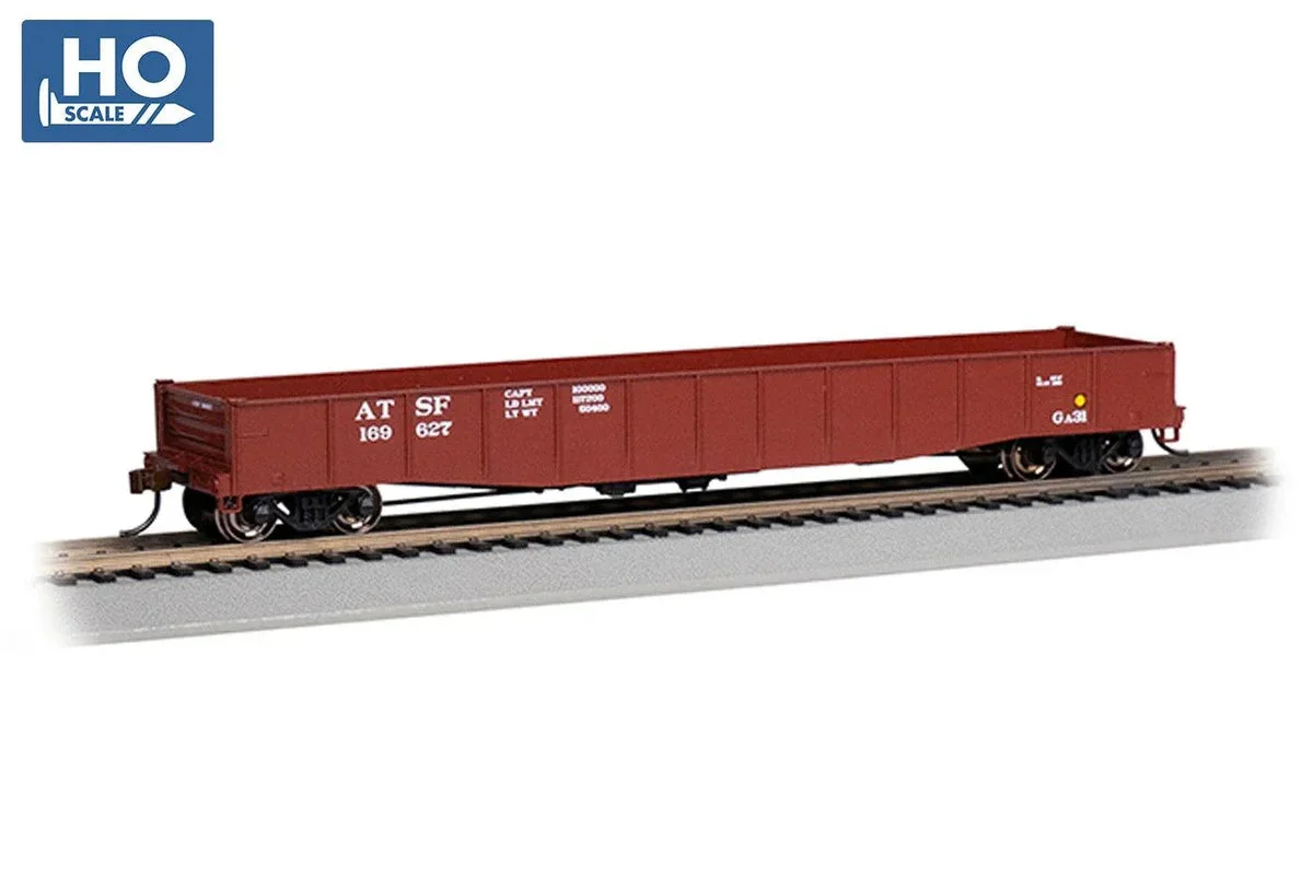 HO Bachmann 50'6" Drop End Gondola - ATSF #169627 - 74801