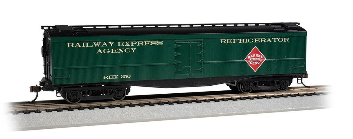 HO Bachmann 50' Express Reefers - Railway Express Agency #350 - 75704