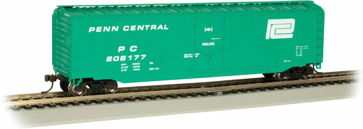 HO Bachmann 50' PD Boxcar Penn Central 208177 - 18040