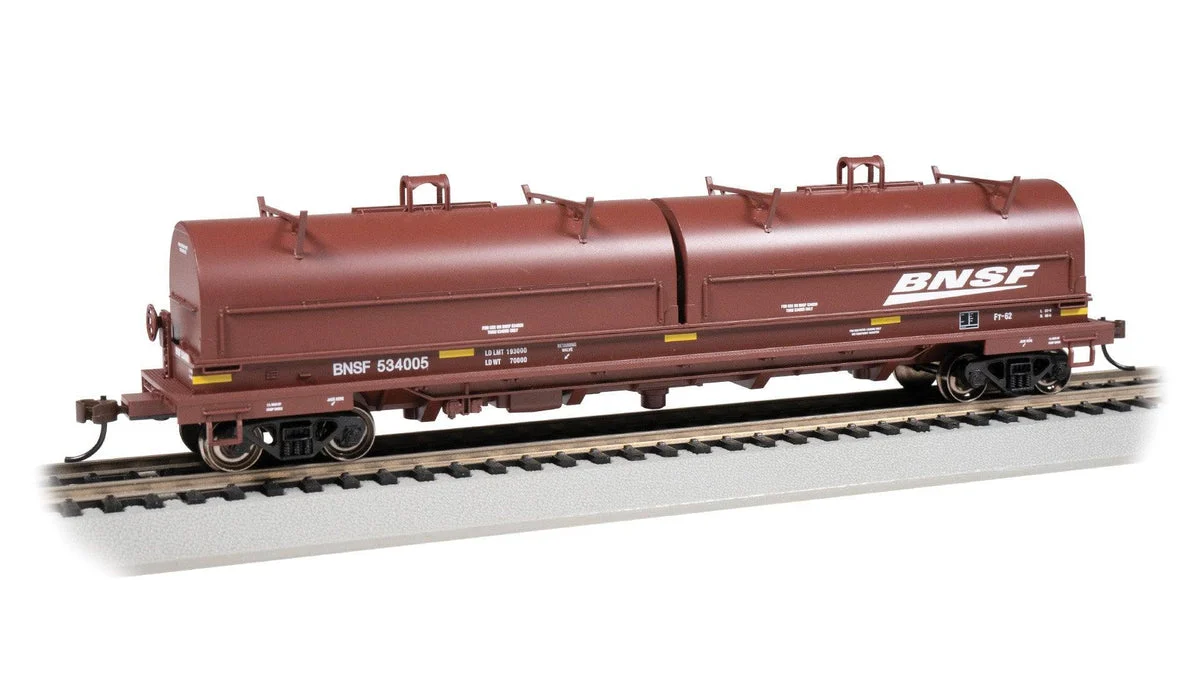HO Bachmann 55' Steel Coil Car - BNSF #534005 (w/Load) 71401