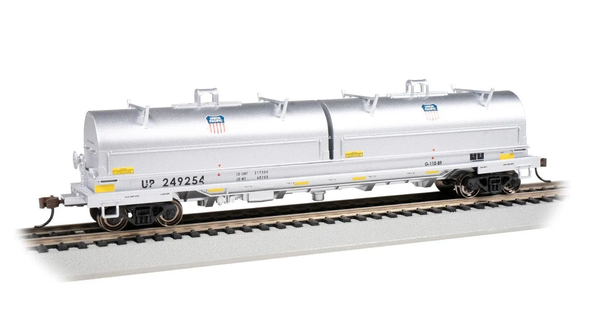 HO Bachmann 55' Steel Coil Car - Union Pacific #249254 (w/Load) 71404