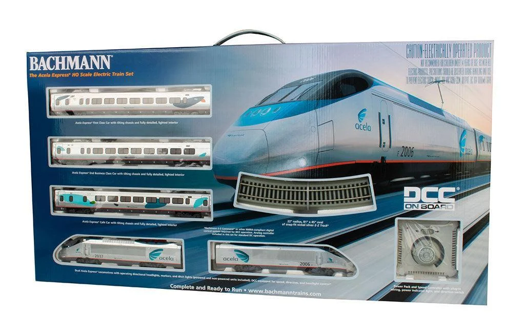 HO Bachmann Acela Set 1205 - Bachmann Trains