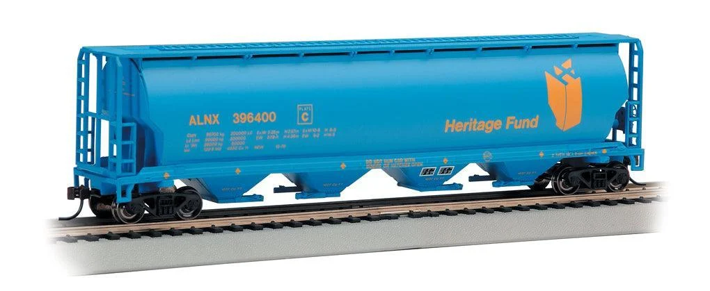 HO Bachmann Alberta Heritage - 4 Bay Cylindrical Grain Hopper 19139