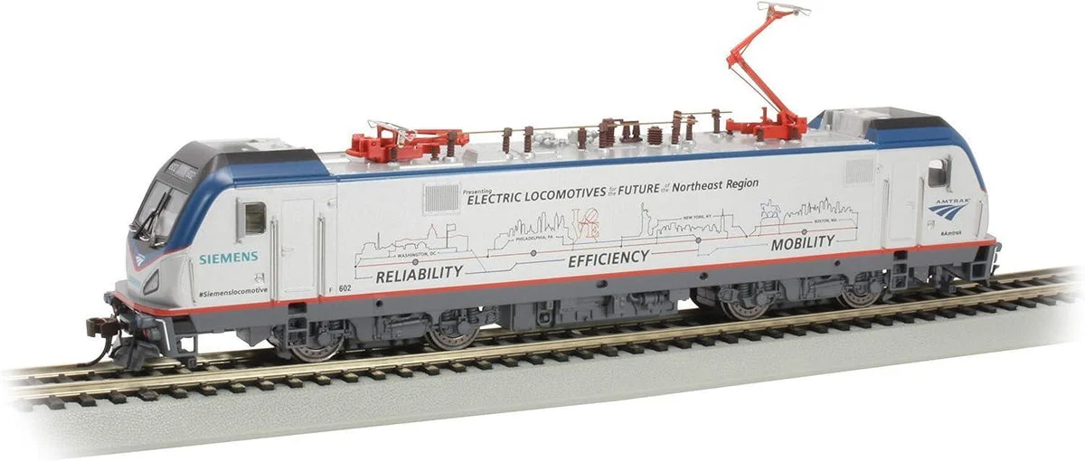 HO Bachmann Amtrak #602 Mobility Scheme - Siemens ACS-64 - DCC Sound 67406